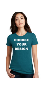 District Made® Ladies Perfect Blend® Crew Tee. DM108L - FITTED District Made® Ladies Perfect Blend® Crew Tee. DM108L - FITTED